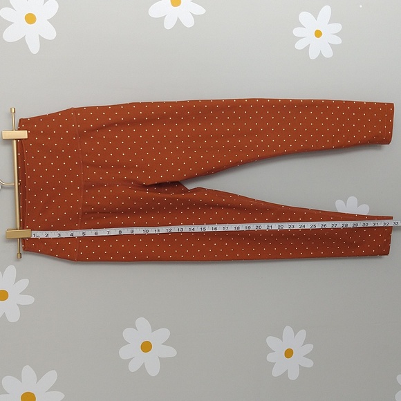 WeWoreWhat Orange White Polka Dot Leggings - Picture 7 of 13